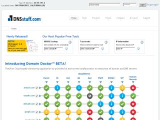 DNSstuff.com thumbnail
