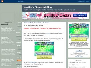 Neville's Financial Blog thumbnail