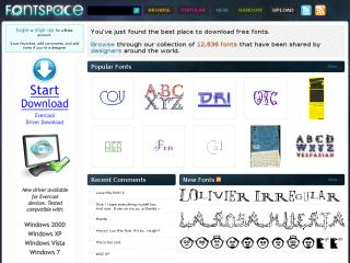 Download free fonts @ fontspace.com thumbnail