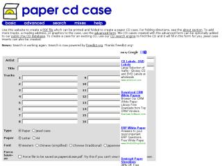 Paper Cd Case thumbnail