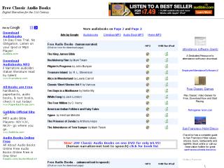 Free Classic AudioBooks. Digital narration for the 21st Century thumbnail