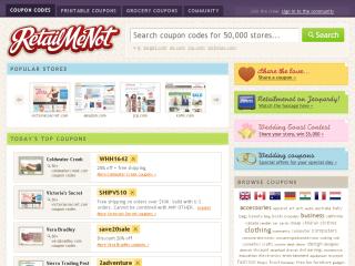 Coupon codes and discounts for 13,000 online stores! RetailMeNot thumbnail