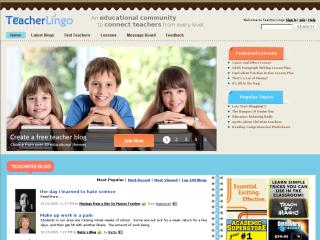 Teacher Blog Community - Blogs for Teachers : TeacherLingo.com thumbnail
