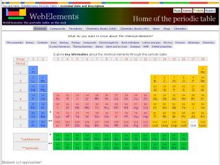 WebElements Periodic Table of the Elements thumbnail