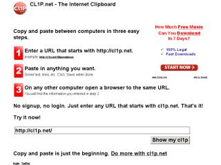 CL1P.net - The Internet Clipboard thumbnail