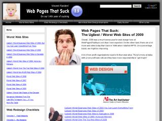 Vincent Flanders' Web Pages That Suck thumbnail